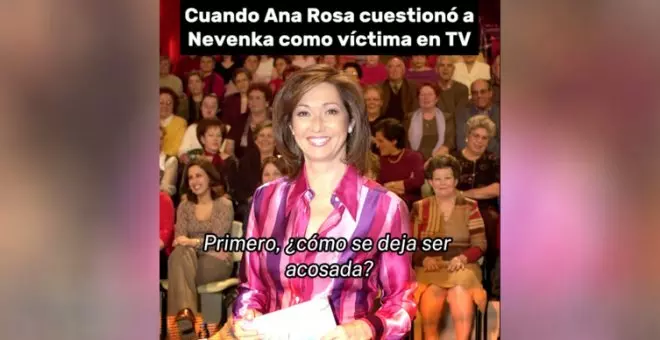 "¿Cómo se deja ser acosada?": la barbaridad que Ana Rosa Quintana dijo en su día sobre Nevenka se viraliza con la película de Icíar Bollaín