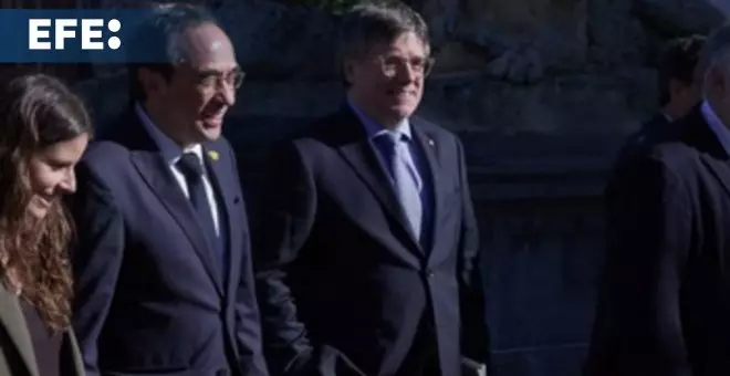 Puigdemont se reúne con JxCat para preparar las líneas estratégicas de la agenda política