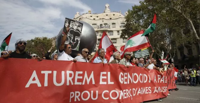 Miles de manifestantes piden el fin del genocidio en Gaza por segundo día consecutivo