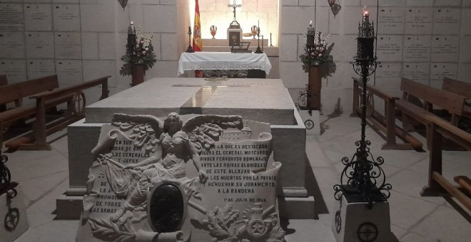 Preguntan al Gobierno cuándo va a cumplir la Ley de Memoria Democrática en el Alcázar de Toledo y exhumar a los golpistas