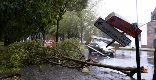 La borrasca Kirk impacta con fuerza en España y deja vientos de hasta 205 km/h