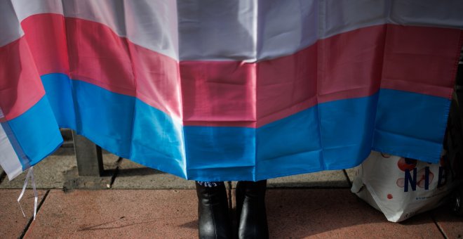 Un centenar de personas se manifiestan en Madrid por el Octubre Trans