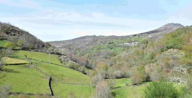 Conservacionistas gallegos y asturianos paralizan un proyecto eólico en A Fonsagrada