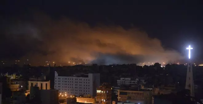 Al menos 13 muertos y 57 heridos por un bombardeo israelí en las inmediaciones de un hospital de Beirut