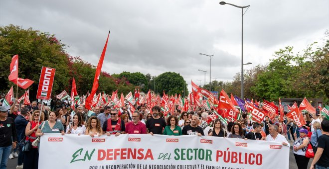 La lucha por la dependencia, nuevo frente contra las políticas "privatizadoras" de Moreno Bonilla