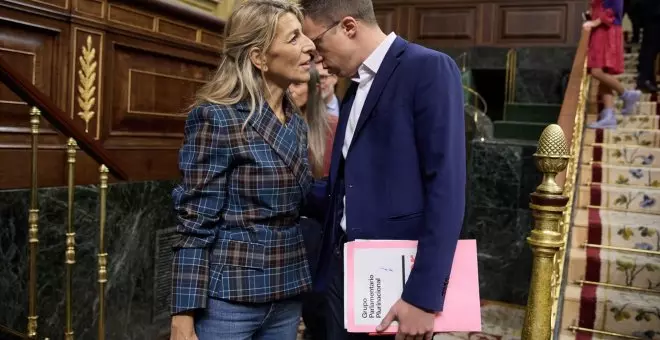 Yolanda Díaz asegura que Íñigo Errejón dimitió por la investigación de Sumar