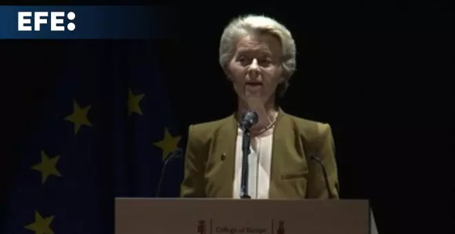 Von der Leyen: "Europa afronta otro 'punto de inflexión' como la caída del muro de Berlín"