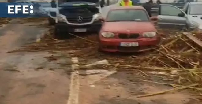 La Dana deja innumerables destrozos en la localidad valenciana de Chiva