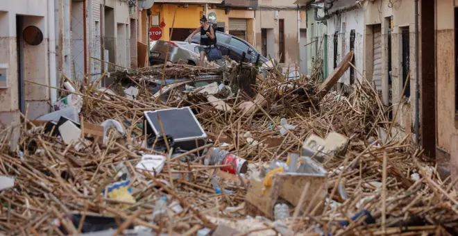 Así fue la llegada de los devastadores efectos de la DANA en Paiporta (València)