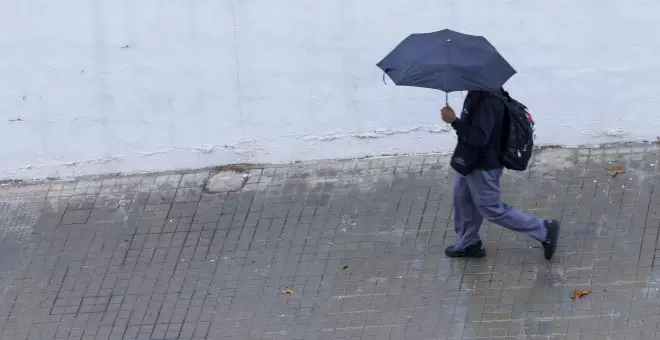 El paso de un frente dejará este domingo fuertes lluvias en Catalunya y Balears