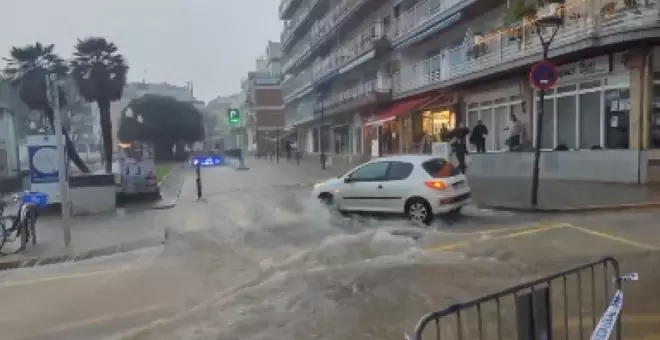 Les pluges torrencials descarreguen al Garraf causant inundacions i es posa en alarma a les comarques de Tarragona