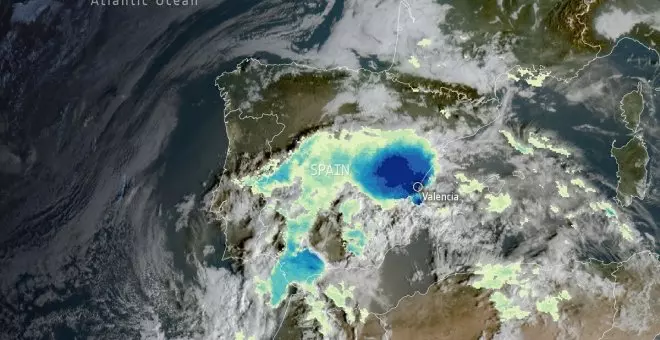 Las devastadoras inundaciones en España vistas por satélite