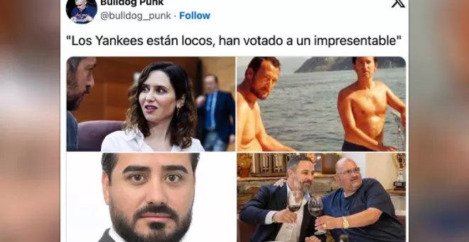 Memes y tuits para resumir las elecciones de EEUU:  "Antes reeligen a un condenado que a una mujer"