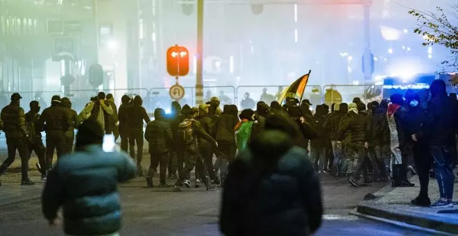 Al menos 62 detenidos en Ámsterdam en enfrentamientos entre manifestantes propalestinos e hinchas israelíes