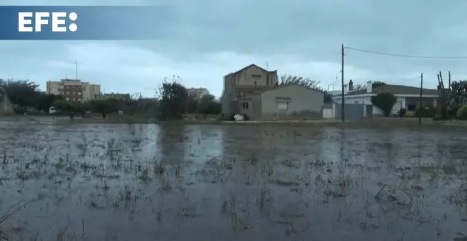 El Meteocat eleva a roja la alerta en las comarcas del Baix Ebre i el Montsià