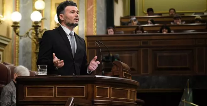 Gabriel Rufián da en el blanco con su discurso sobre la gestión de la DANA y los bulos:  "Brutal de principio a fin"