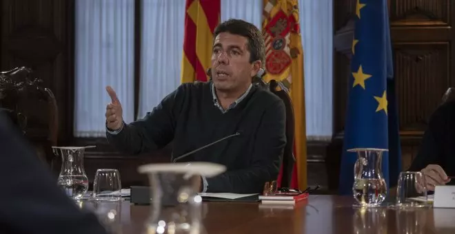 Mazón se mantiene atrincherado en la Generalitat frente a las críticas