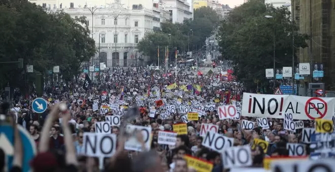 Juzgan a 21 activistas 12 años después del primer 'Rodea el Congreso'