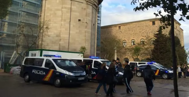 El hallazgo de una bomba de la Guerra Civil en las entrañas del Hospital Tavera de Toledo obliga a desalojar un colegio