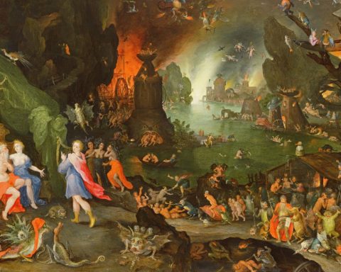 Orfeo en el inframundo con Hades y Perséfone de Jan Brueghel el Viejo