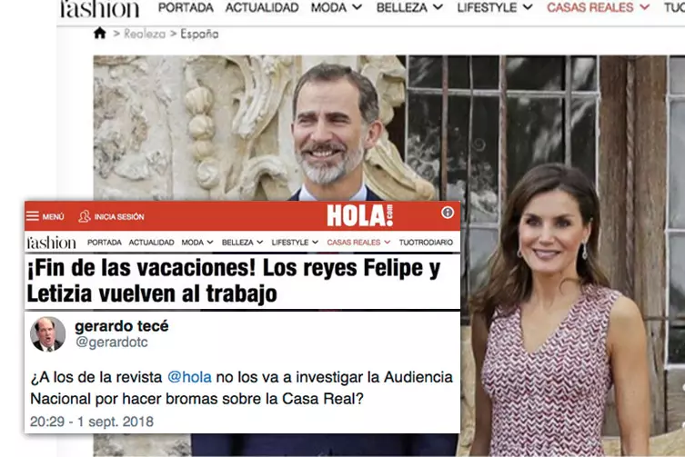 La revista '¡Hola!' habla sobre la vuelta al trabajo de los reyes y desata  el cachondeo | Tremending