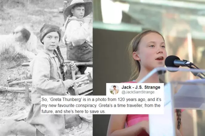 Teoria da conspiração diz que Greta Thunberg aparece em foto de 1898. Quê?