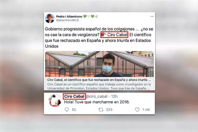 Twitter Tremenda colleja de un cient fico espa ol exiliado a