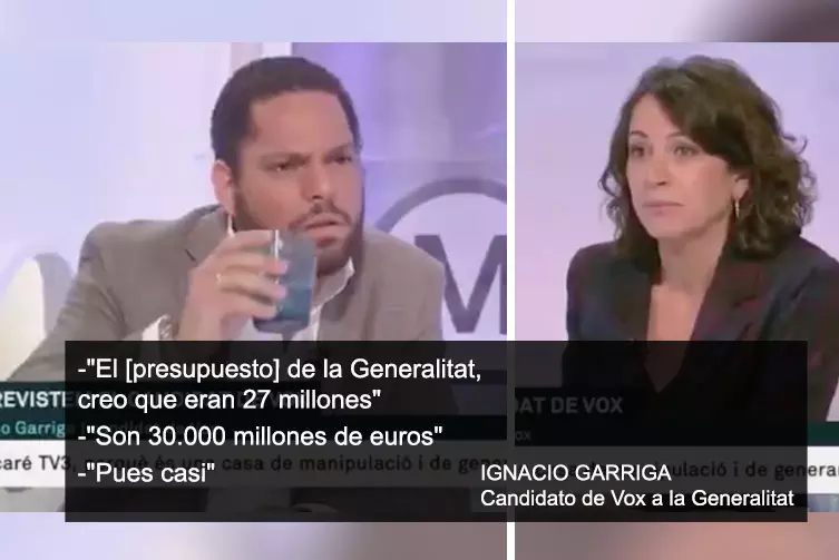 14f El Ridiculo Mas Bochornoso Del Candidato De Vox Sobre El Presupuesto De La Generalitat Catalana