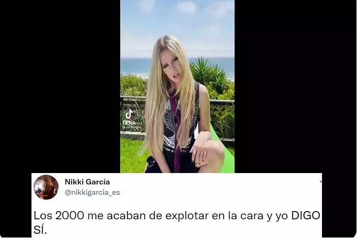 Los 00 Me Acaban De Explotar En La Cara La Cantante Avril Lavigne Comparte Su Primer Tiktok Con Un Invitado Muy Especial Tremending