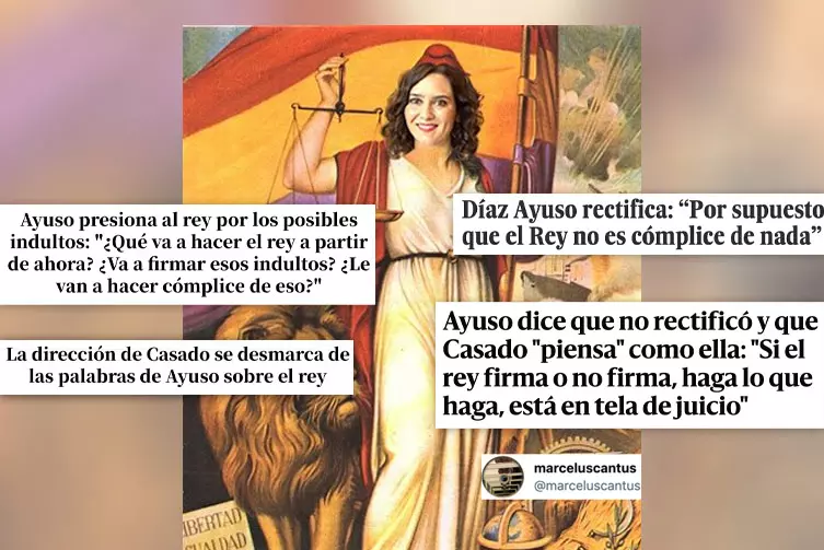 Twitter: “Between the emeritus and Ayuso, the republicans do not need anyone to destroy the monarchy”