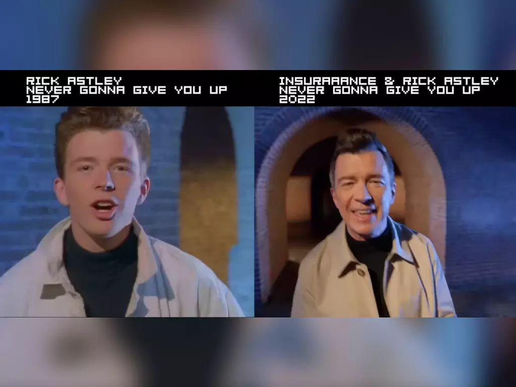 Rick Astley hace las delicias de internet y repite el vídeo de Never Gonna Give You Up años