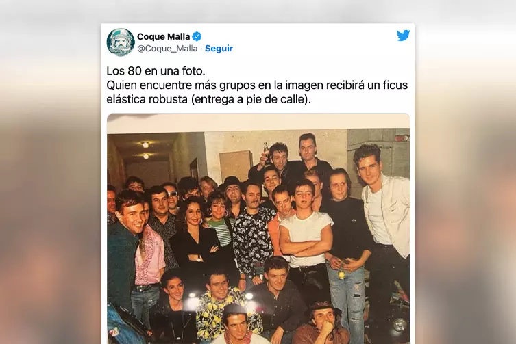 Los 80 En Una Foto La Maravillosa Imagen De Coque Malla Con Grupos Como Mecano Gabinete 8496