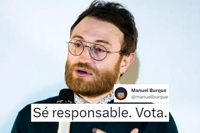 Manuel Burque anima en Twitter a votar a los indecisos de izquierda en las elecciones generales del 23J. / Movistar+