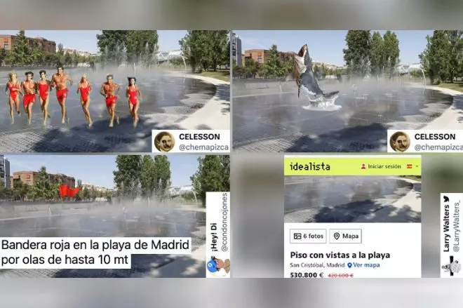 Memes con la "playa" de José Luis Martínez Almeida en Madrid