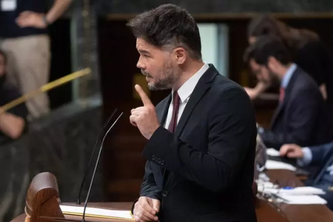 Gabriel Rufián en una foto de archivo del pasado mes de mayo.- EDUARDO PARRA (EUROPA PRESS)