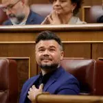 El portavoz de ERC en el Congreso, Gabriel Rufián.- JESÚS HELLÍN (EUROPA PRESS)