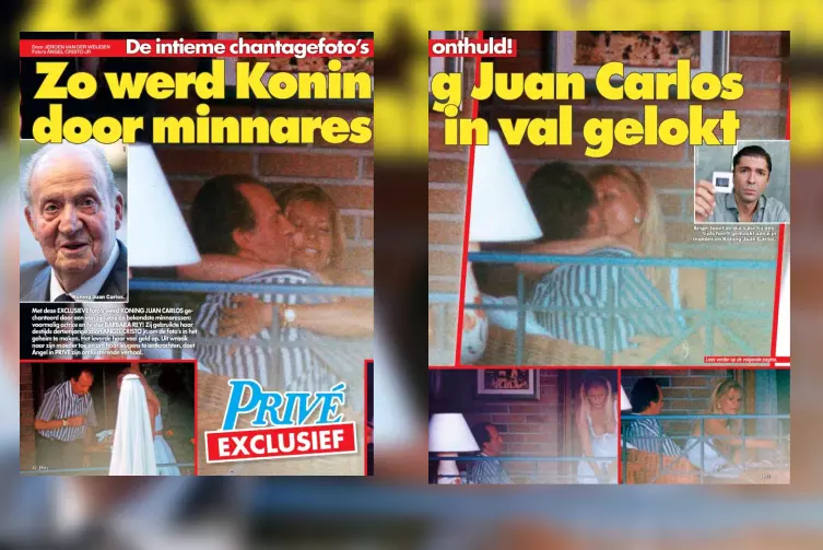 Una revista holandesa publica unas fotos de Juan Carlos I besándose con Bárbara Rey y las redes arden: "Le pagamos las fiestas con impunidad"