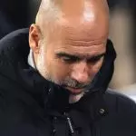 Pep Guardiola durante el Manchester City-Feyenoord, el pasado día 26.- ADAM VAUGHAN (EFE/EPA)