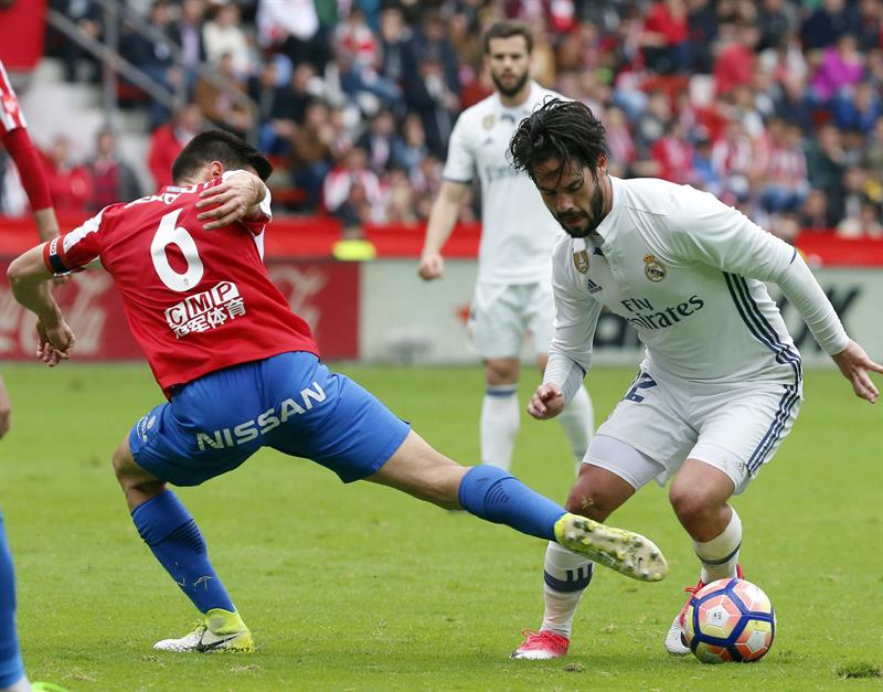Sporting de Gijón vs Real Madrid: Isco salva los tres puntos