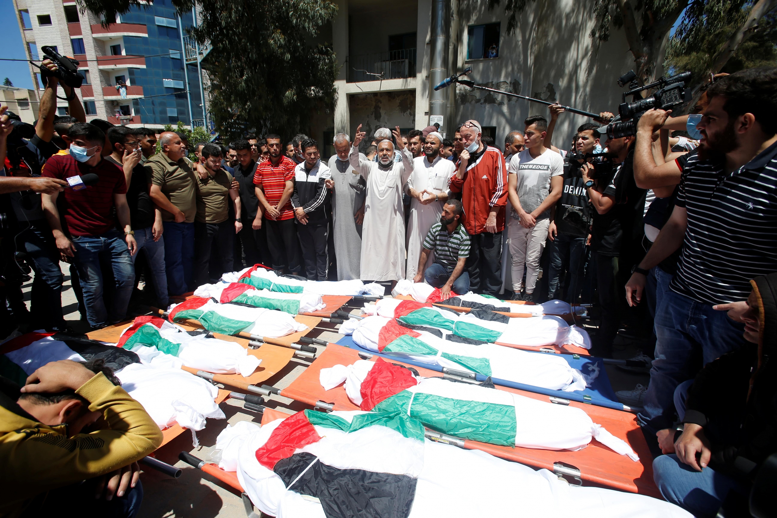 Israel asesina a ocho niños palestinos de una misma familia en un bombardeo a varios hogares