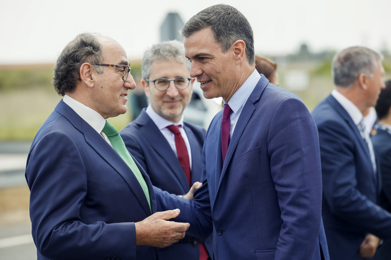 Sánchez con su futuro jefe. Ese señor que llamó "tontos" a todos los españoles