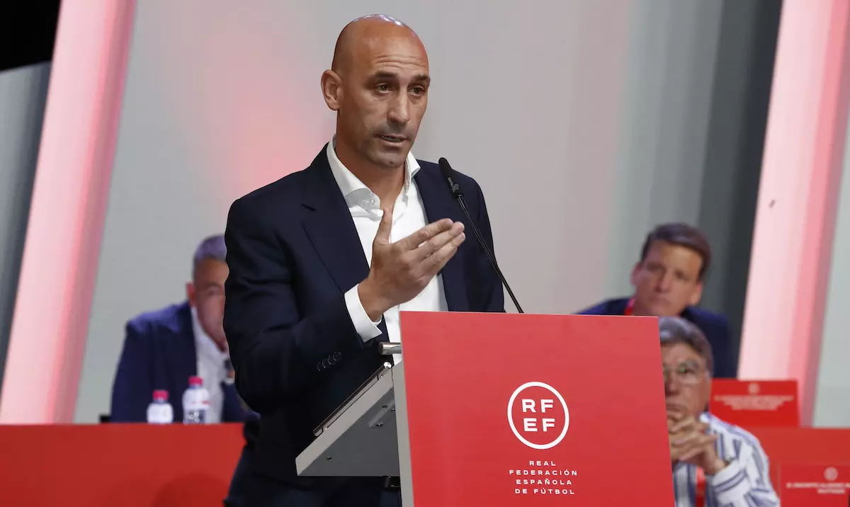 Rueda de prensa de rubiales hoy