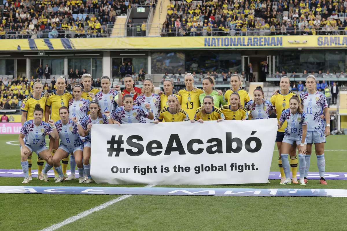 Partido femenino suecia españa