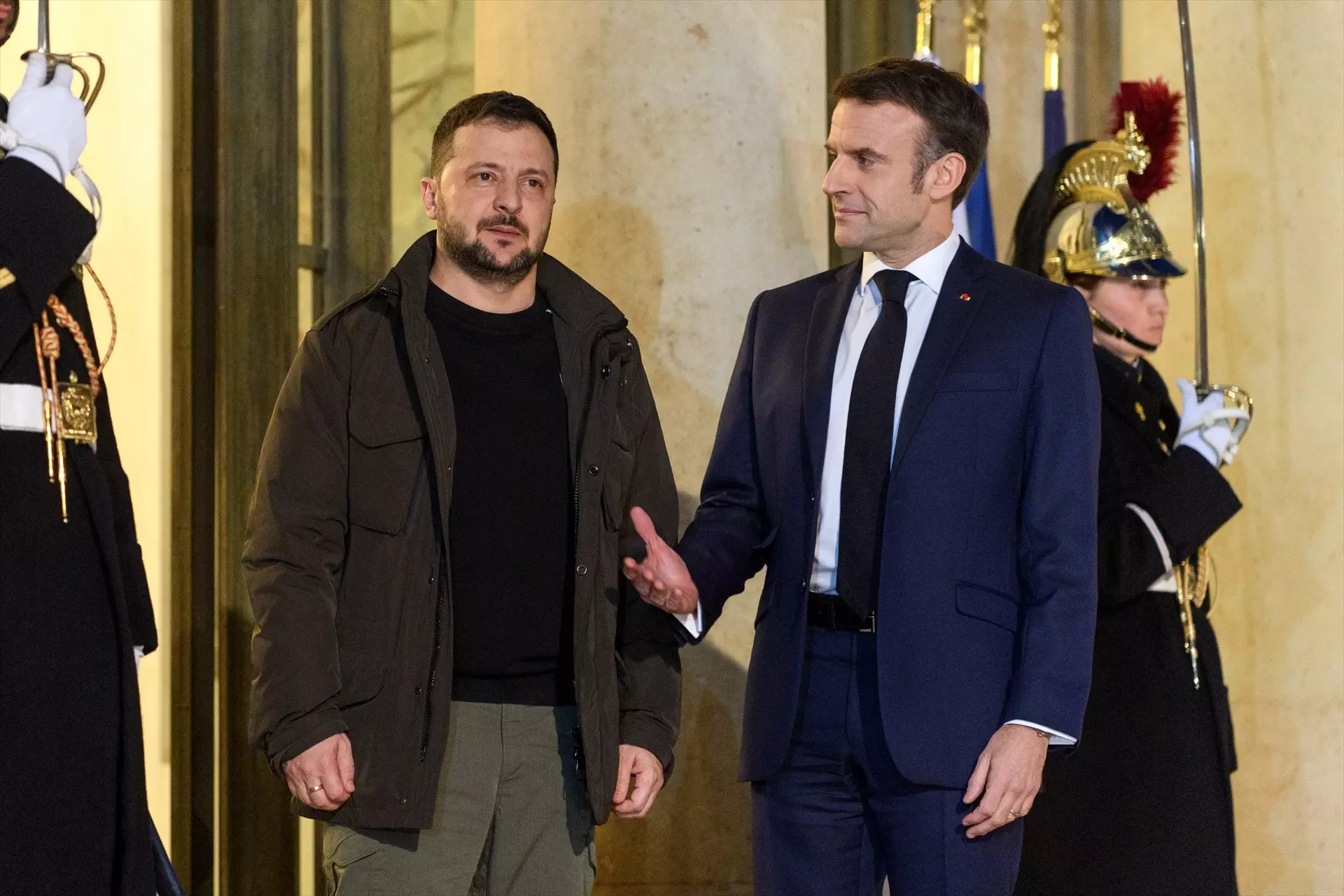 Emmanuel Macron y Volodymyr Zelenski, en una foto de archivo. — Julien Mattia / Le Pictorium via Z / DPA / Europa Press
