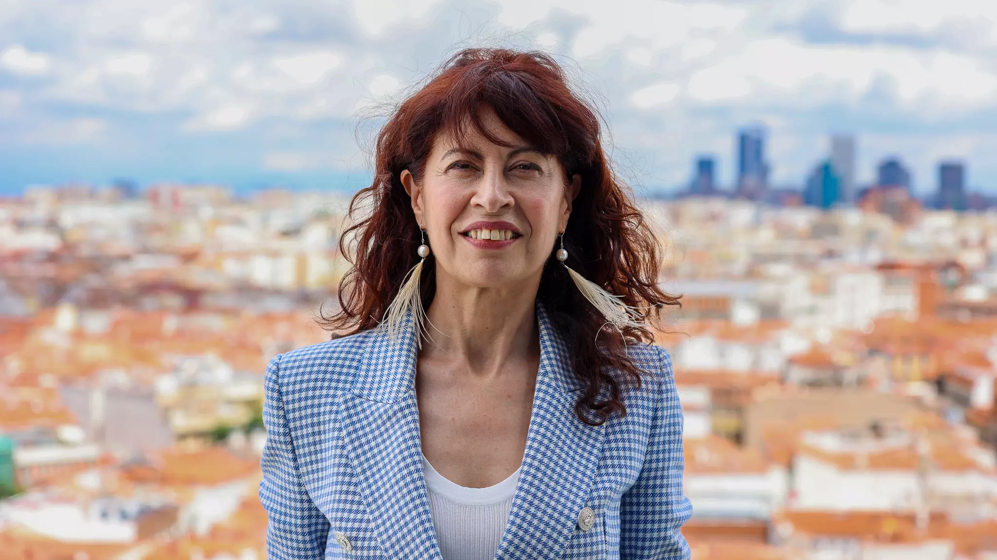 La ministra de Igualdad, Ana Redondo, el jueves en la azotea de 'Público'. — Jaime García-Morato