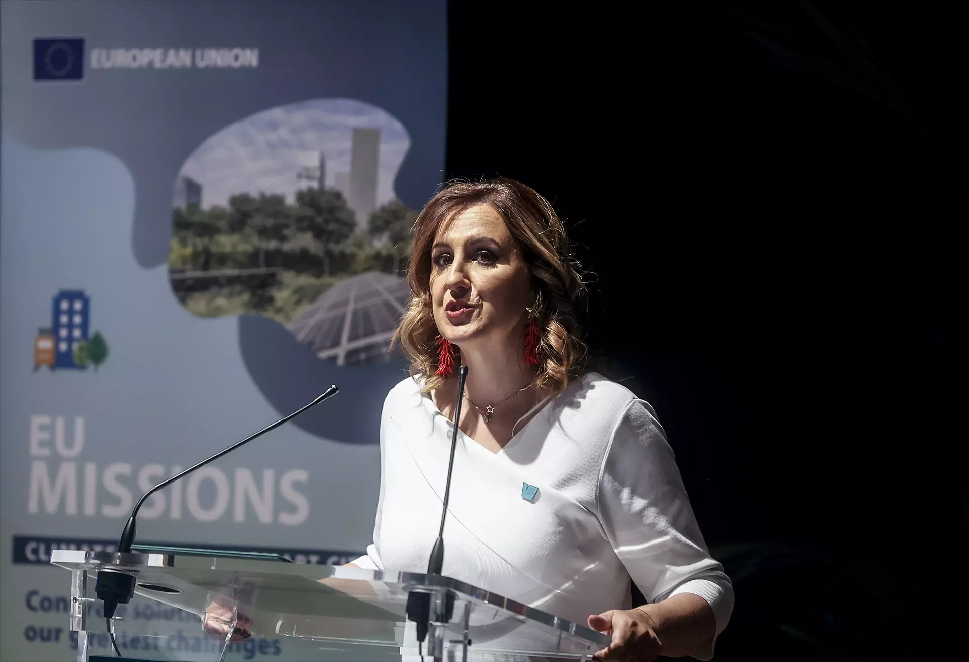 La alcaldesa de València, María José Catalá, en un acto, a 25 de junio de 2024. — Rober Solsona / Europa Press