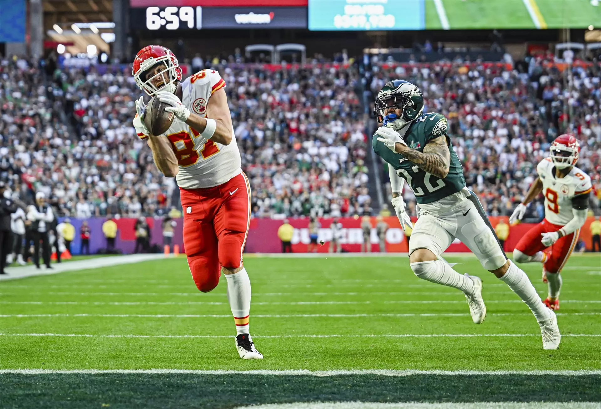 Foto de archivo del partido de la Super Bowl de 2023 entre Philadelphia Eagles y Kansas City Chiefs, a 12 de febrero de 2023. — Nick Wagner / Europa Press