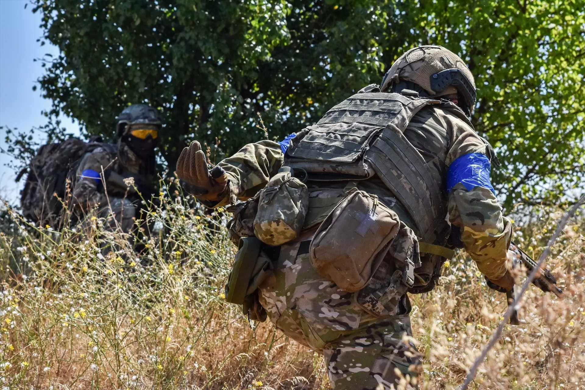 Soldados ucranianos hacen prácticas militares en Zaporiya. — Andriy Andriyenko / Zuma Press / ContactoPhoto / Europa Press