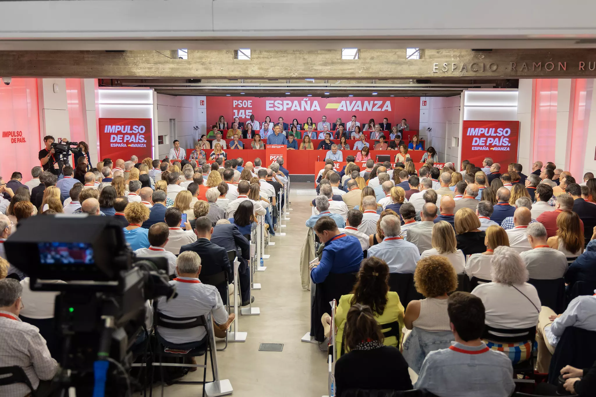 Imagen del Comité Federal del PSOE celebrado en Ferraz el pasado 7 de septiembre. — Eva Ercolanese / PSOE