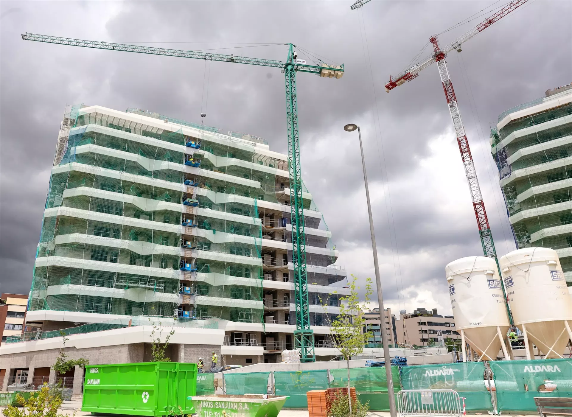 Edificación de viviendas, a 20 de junio de 2024, en Tres Cantos, Madrid, en una imagen de archivo. — Marta Fernández / EUROPA PRESS